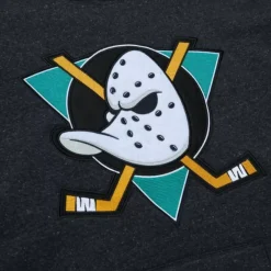Mitchell & Ness Hoodies & Sweatshirts-Snow Washed Fleece Hoodie Anaheim Ducks