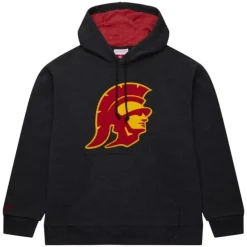Mitchell & Ness Hoodies & Sweatshirts-Snow Washed Fleece Hoodie Current Logo Usc
