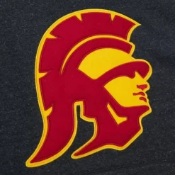 Mitchell & Ness Hoodies & Sweatshirts-Snow Washed Fleece Hoodie Current Logo Usc