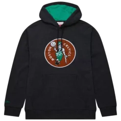 Mitchell & Ness Hoodies & Sweatshirts-Snow Washed Fleece Hoodie Boston Celtics