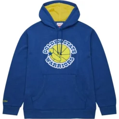 Mitchell & Ness Hoodies & Sweatshirts-Snow Washed Fleece Hoodie Golden State Warriors