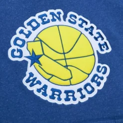 Mitchell & Ness Hoodies & Sweatshirts-Snow Washed Fleece Hoodie Golden State Warriors