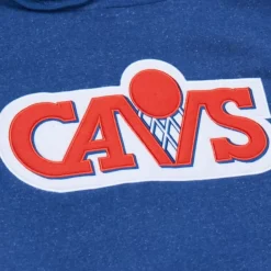 Mitchell & Ness Hoodies & Sweatshirts-Snow Washed Fleece Hoodie Cleveland Cavaliers