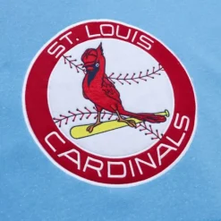 Mitchell & Ness Hoodies & Sweatshirts-Snow Washed Fleece Hoodie St. Louis Cardinals