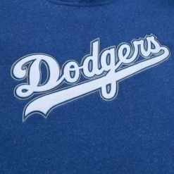 Mitchell & Ness Hoodies & Sweatshirts-Snow Washed Fleece Hoodie Los Angeles Dodgers