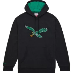 Mitchell & Ness Hoodies & Sweatshirts-Snow Washed Fleece Hoodie Philadelphia Eagles