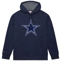 Mitchell & Ness Hoodies & Sweatshirts-Snow Washed Fleece Hoodie Dallas Cowboys
