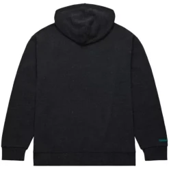 Mitchell & Ness Hoodies & Sweatshirts-Snow Washed Fleece Hoodie Charlotte Hornets