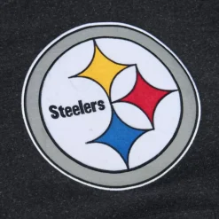 Mitchell & Ness Hoodies & Sweatshirts-Snow Washed Fleece Hoodie Pittsburgh Steelers