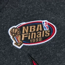 Mitchell & Ness Hoodies & Sweatshirts-Snow Washed Fleece Hoodie Chicago Bulls