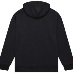 Mitchell & Ness Hoodies & Sweatshirts-Snow Washed Fleece Hoodie Philadelphia 76Ers