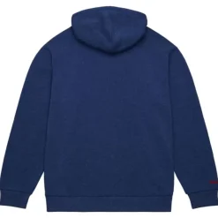 Mitchell & Ness Hoodies & Sweatshirts-Snow Washed Fleece Hoodie Vintage Logo Philadelphia Phillies