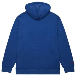 Mitchell & Ness Hoodies & Sweatshirts-Snow Washed Fleece Hoodie Atlanta Braves