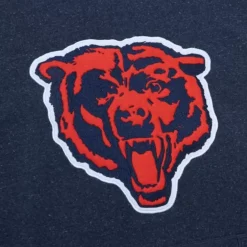 Mitchell & Ness Hoodies & Sweatshirts-Snow Washed Fleece Hoodie Chicago Bears