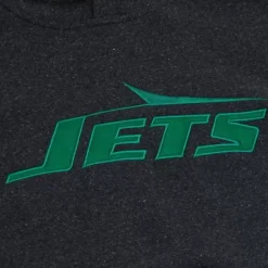 Mitchell & Ness Hoodies & Sweatshirts-Snow Washed Fleece Hoodie New York Jets