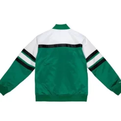 Mitchell & Ness Jackets & Outerwear-Special Script Heavyweight Satin Jacket Boston Celtics