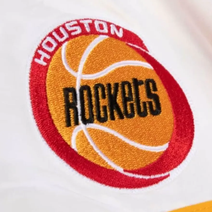 Mitchell & Ness Jackets & Outerwear-Special Script Heavyweight Satin Jacket Houston Rockets