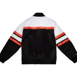 Mitchell & Ness Jackets & Outerwear-Special Script Heavyweight Satin Jacket Baltimore Orioles