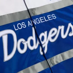 Mitchell & Ness Jackets & Outerwear-Special Script Heavyweight Satin Jacket Los Angeles Dodgers