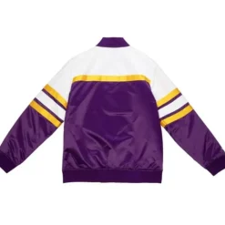 Mitchell & Ness Jackets & Outerwear-Special Script Heavyweight Satin Jacket Los Angeles Lakers