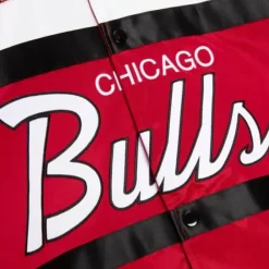 Mitchell & Ness Jackets & Outerwear-Special Script Heavyweight Satin Jacket Chicago Bulls