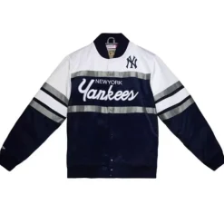 Mitchell & Ness Jackets & Outerwear-Special Script Heavyweight Satin Jacket New York Yankees