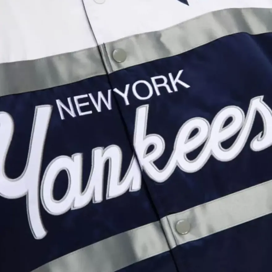 Mitchell & Ness Jackets & Outerwear-Special Script Heavyweight Satin Jacket New York Yankees