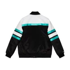 Mitchell & Ness Jackets & Outerwear-Special Script Heavyweight Satin Jacket Vancouver Grizzlies