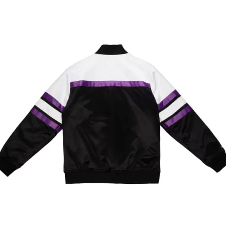 Mitchell & Ness Jackets & Outerwear-Special Script Heavyweight Satin Jacket Toronto Raptors