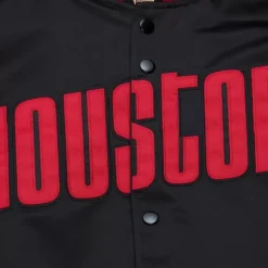 Mitchell & Ness Jackets & Outerwear-Special Script Lightweight Satin Jacket Houston Rockets