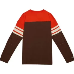 Mitchell & Ness T-Shirts & Tops-Special Script Long Sleeve Cleveland Browns