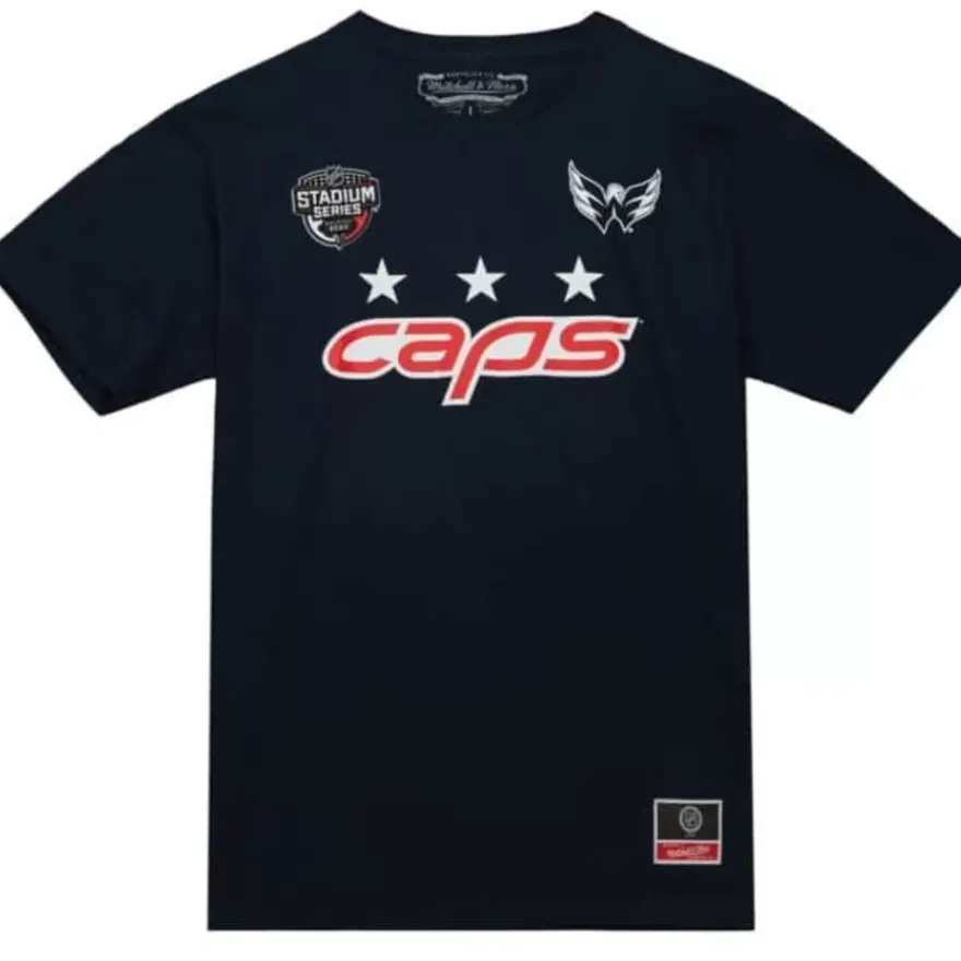 Mitchell & Ness T-Shirts & Tops-Ss Caps Tee Washington Capitals