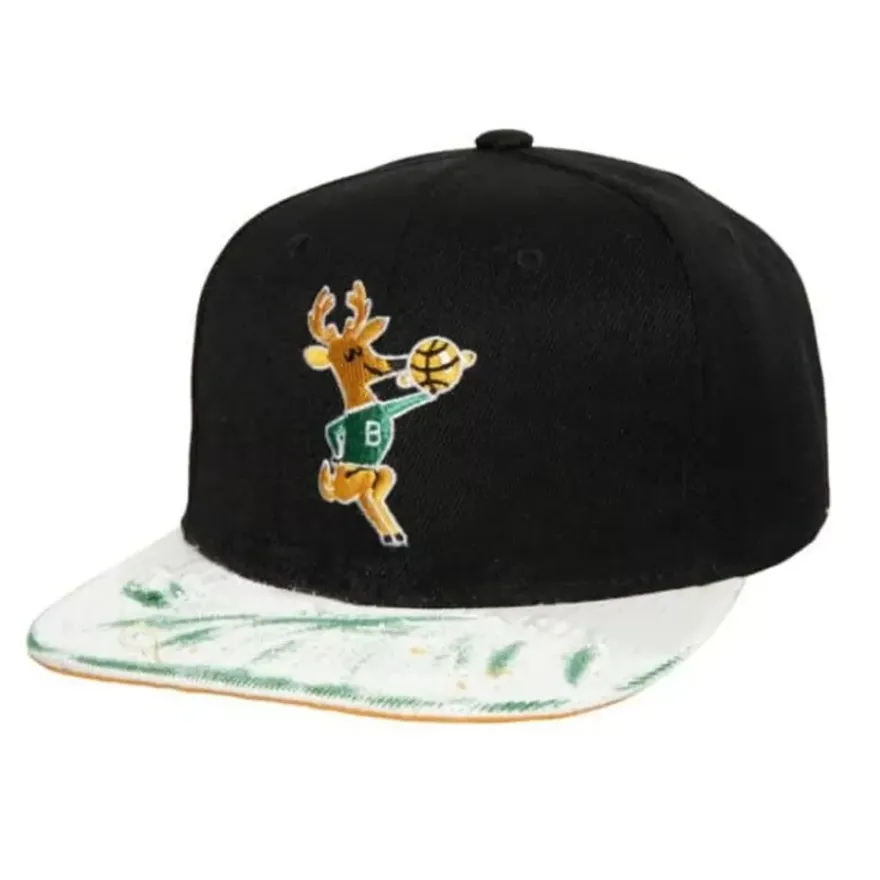 Mitchell & Ness Snapback-Ssbsts Snapback Hwc Milwaukee Bucks