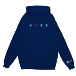 Mitchell & Ness Hoodies & Sweatshirts-Stars Secondary Logo Pullover Chicago Fire