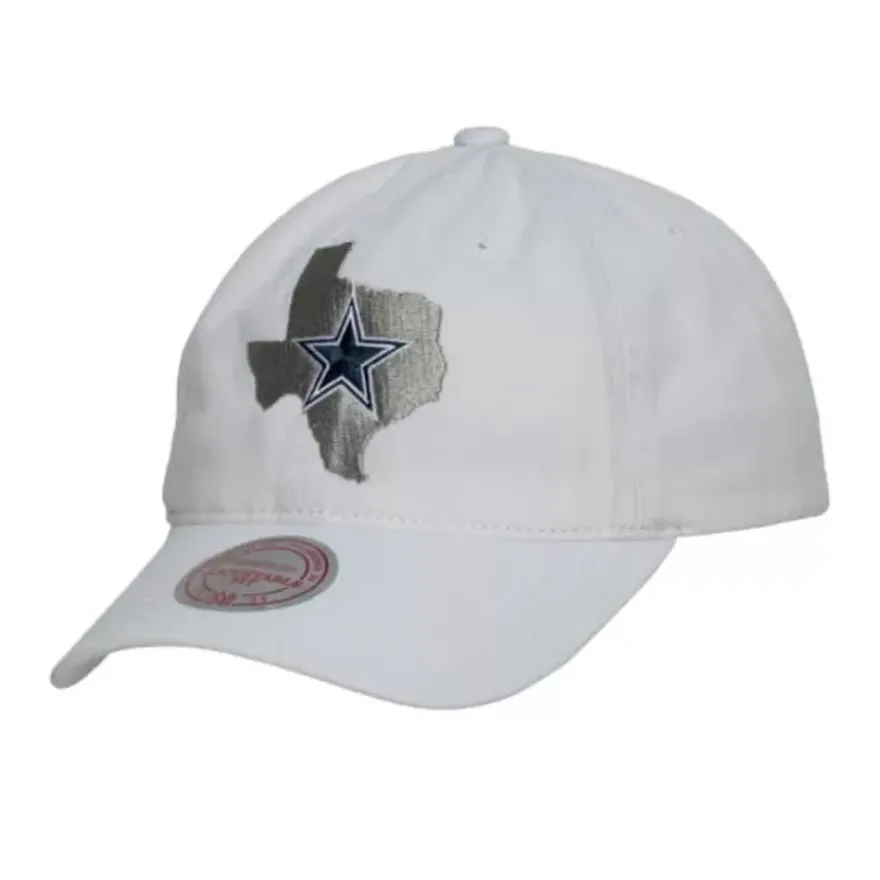 Mitchell & Ness Snapback-State Badge Dad Hat Dallas Cowboys