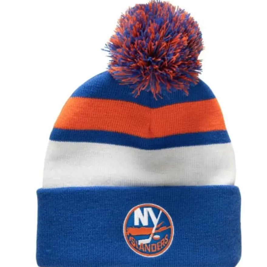 Mitchell & Ness Knit-Stripe Pom Knit New York Islanders