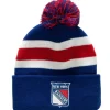 Mitchell & Ness Knit-Stripe Pom Knit New York Rangers