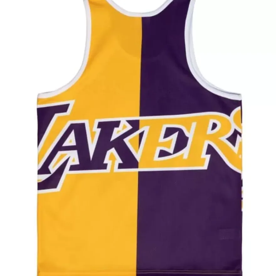 Mitchell & Ness T-Shirts & Tops-Sublimated Player Tank Los Angeles Lakers Magic Johnson