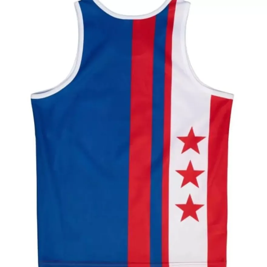Mitchell & Ness T-Shirts & Tops-Sublimated Player Tank New York Nets Julius Erving