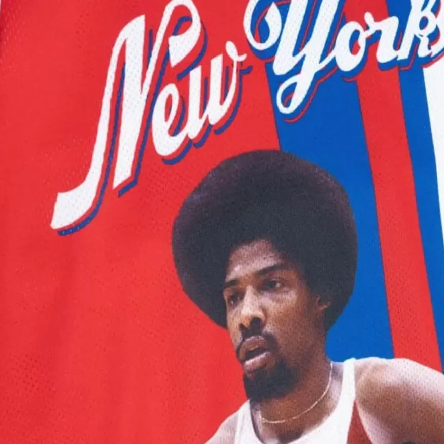 Mitchell & Ness T-Shirts & Tops-Sublimated Player Tank New York Nets Julius Erving