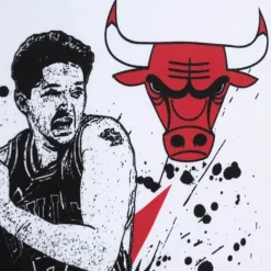 Mitchell & Ness T-Shirts & Tops-Suite Sensations Tee Chicago Bulls Toni Kukoc