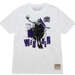 Mitchell & Ness T-Shirts & Tops-Suite Sensations Tee Sacramento Kings Chris Webber