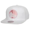 Mitchell & Ness Snapback-Summer Suede Snapback Golden State Warriors