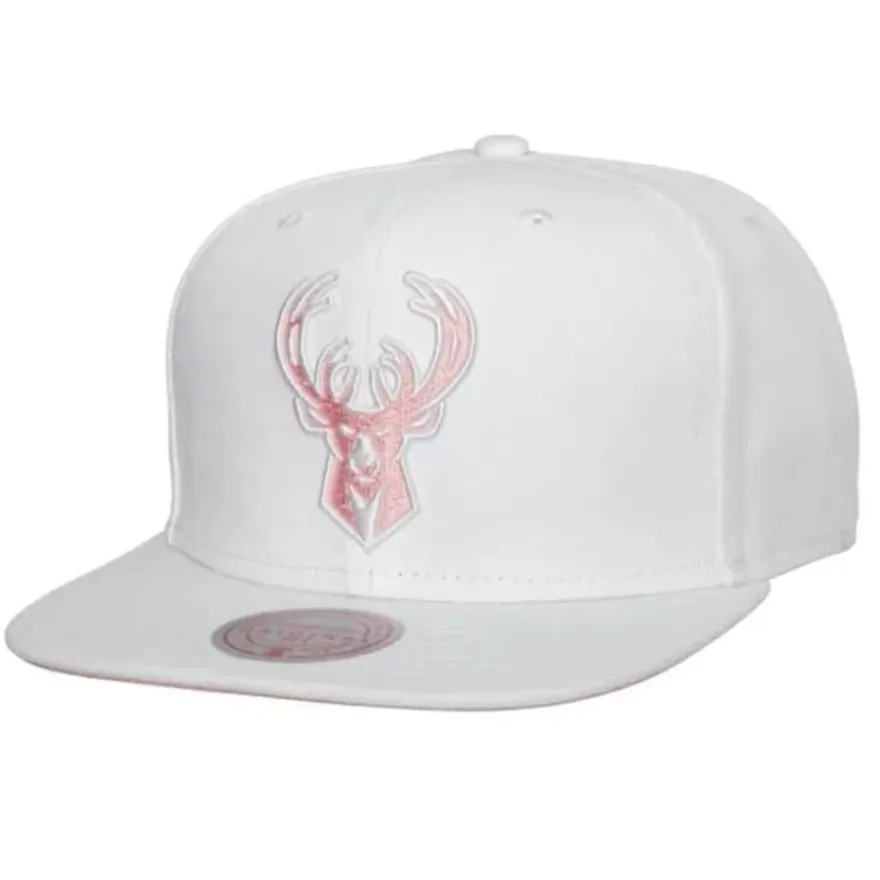 Mitchell & Ness Snapback-Summer Suede Snapback Milwaukee Bucks