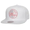 Mitchell & Ness Snapback-Summer Suede Snapback Philadelphia 76Ers