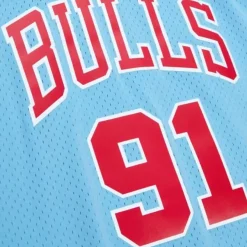 Mitchell & Ness Nba Swingman-Swingman Dennis Rodman Chicago Bulls Sky Blue Jersey