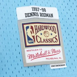 Mitchell & Ness Nba Swingman-Swingman Dennis Rodman Chicago Bulls Sky Blue Jersey