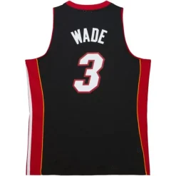 Mitchell & Ness Nba Swingman-Swingman Dwyane Wade Miami Heat Black 2012-13 Jersey