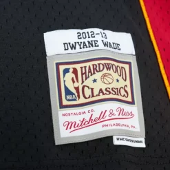 Mitchell & Ness Nba Swingman-Swingman Dwyane Wade Miami Heat Black 2012-13 Jersey