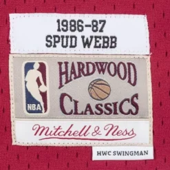 Mitchell & Ness Nba Swingman-Swingman Jersey Atlanta Hawks Road 1986-87 Spud Webb